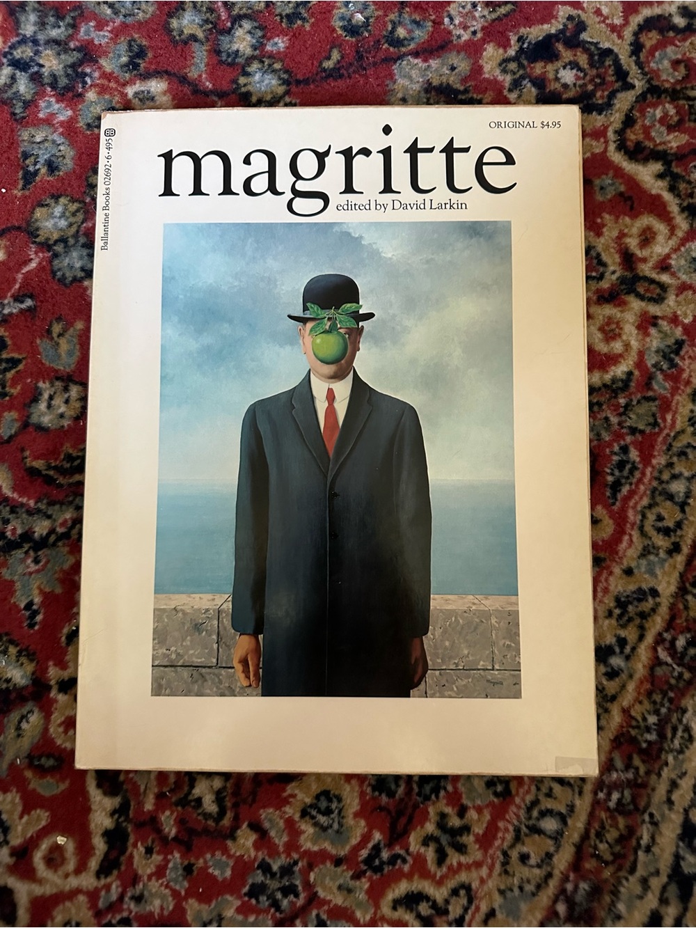 Magritte by David Larkin Ballantine Books Vintage Art Paperback 1972